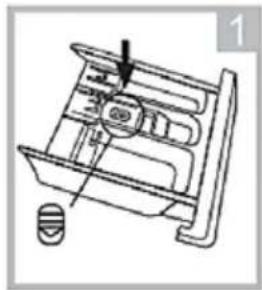 Vivax WDF-1408D615BS - Cleaning the Detergent Drawer: - 1