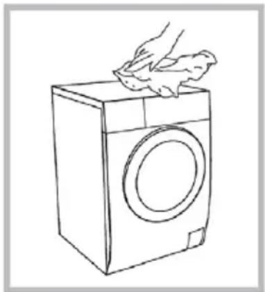 Vivax WDF-1408D615BS - Cleaning the Cabinet - 1