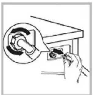 Vivax WDF-1408D615BS - Washing the filter in washing machine: - 1