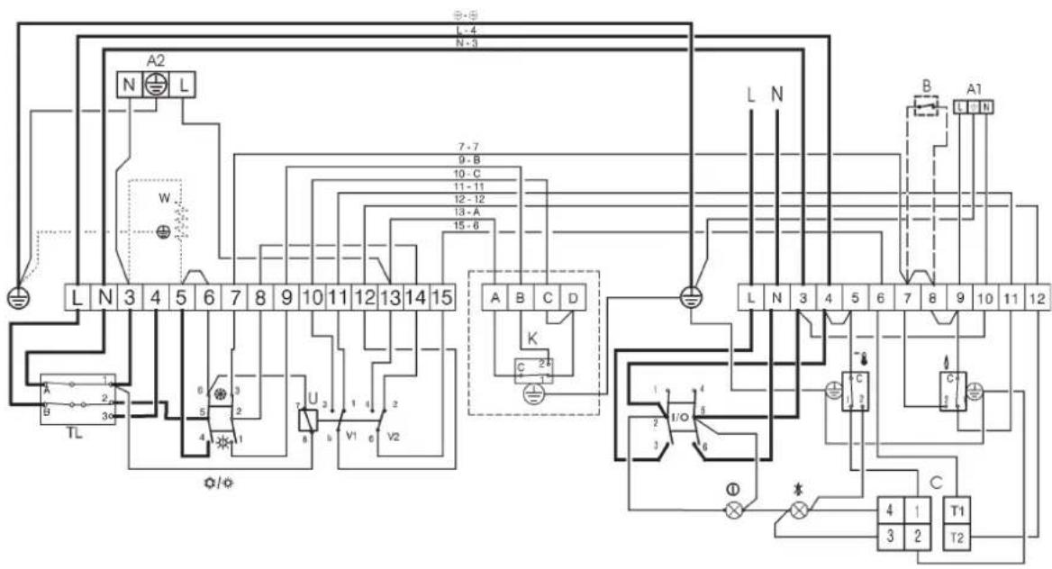 A2 N L L N 3 4 5 6 7 8 9 10 11 12 13 14 15 W 7-7 9-B 10-C 11-11 12-12 13-A 15-6 A B C D K C 2# L N 3 4 5 6 7 8 9 10 11 12 B A1 TL A B 30 U 3 V1 V2 I/O C 4 1 T1 3 2 T2