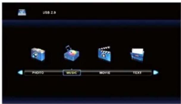 USB 2.0 PHOTO MUSIC MOVE TEXT
