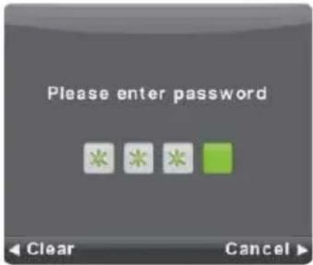 Please enter password Clear Cancel