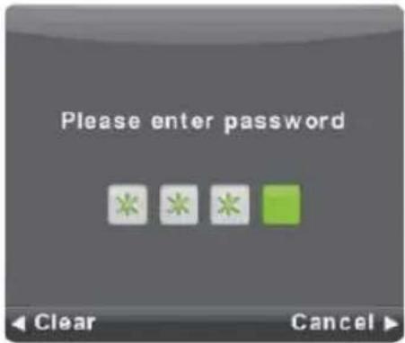 Please enter password Clear Cancel