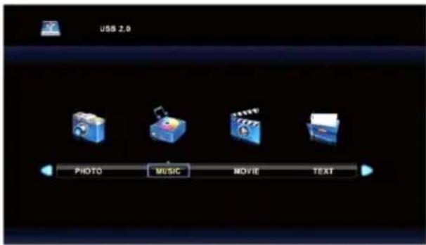 USB 2.0 PHOTO MUSIC MOVE TEXT
