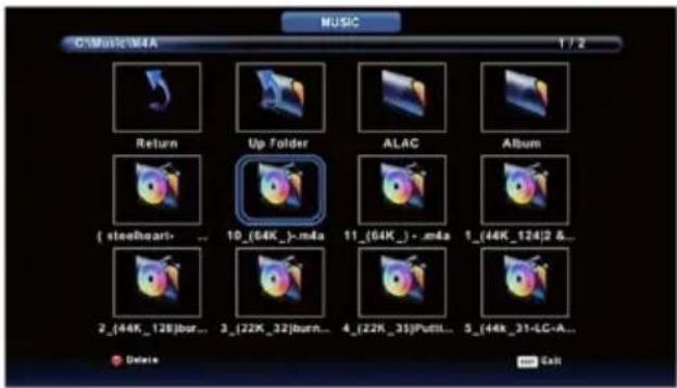 C:\Music\MA 1 / 2 Return Up Folder ALAC Album {sleeheart-... 10_(64K_)-.m4a 11_(64K_)-.m4a 1_(46K_124)2 &... 2_(46K_128)burn... 3_(22K_32)burn... 4_(22K_35)Putil... 5_(46K_31-LG-A... Delete Exit