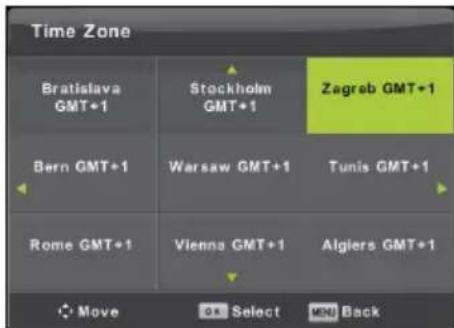 Time Zone Bratislava GMT+1 Stockholm GMT+1 Zagreb GMT+1 Bern GMT+1 Warsaw GMT+1 Tunis GMT+1 Rome GMT+1 Vienna GMT+1 Algiers GMT+1 Move OK Select NEW Back