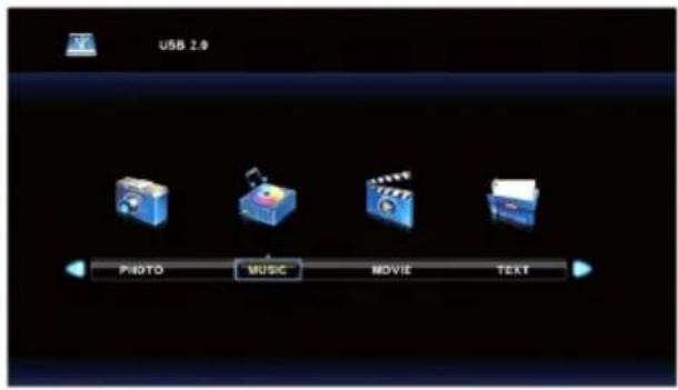 USB 2.0 PHOTO MUSIC MOVE TEXT
