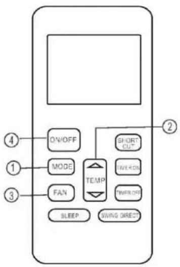 Vivax ACP-12CTIFM35AERI - Како да ги користите копчињата! - 1