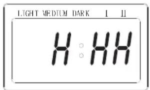 LIGHT MEDIUM DARK I II H:HH