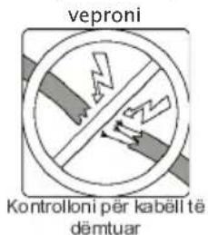 veproni Kontrolloni për kabël të dëmtuar