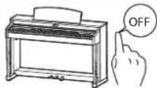 KAWAI CA58 - Bevor Sie Kabel anschließen, stellen Sie sicher, dass alle Geräte ausgeschaltet sind. - 2