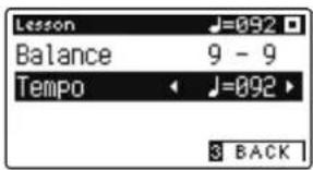 Lesson Balance 9 - 9 Tempo J=092 3 BACK