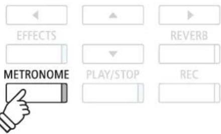 EFFECTS METRONOME PLAY/STOP REVERB REC