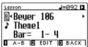 KAWAI CN39 - Wiedergabe der aufgenommenen Darbietung - 1