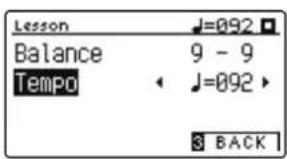 Lesson Balance 9 - 9 Tempo < J=092 > 3 BACK