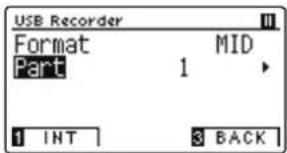 USB Recorder Format MID Part 1 1 INT 3 BACK