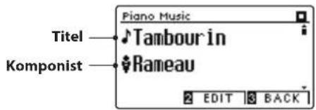 Titel Komponist Piano Music Tambour in Rameau EDIT BACK