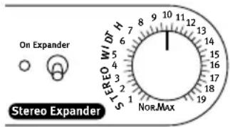On Expander Stereo Expander S STEREO W/DT H 7 8 9 10 11 12 5 6 7 8 9 10 11 4 5 6 7 8 9 10 3 4 5 6 7 8 9 10 2 1 2 3 4 5 6 7 1 2 3 4 5 6 7 NORMAX 19