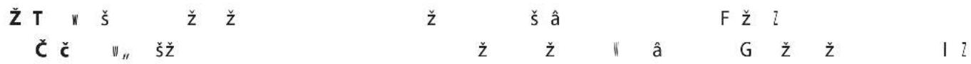 Ž T w š z ž Č č v, šž š â F ž l ž ž || â G ž ž 1 Z