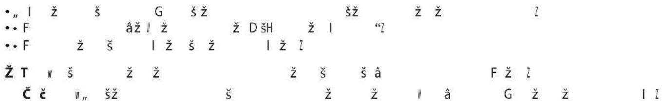 šS Vč š V Vč š F G žš â baB ž žl L š F žL b ‖ žš â • ab a ž žl • ž šž šž šH š â â baB ž žl L š F žL B žš â • aba ž žl bž
