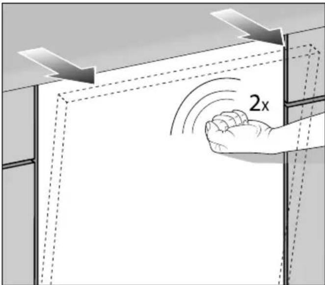 MIELE G 7596 SCVi AutoDos - Opening the door - 1