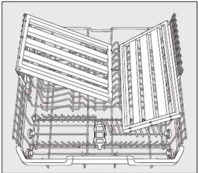 MIELE G 7596 SCVi AutoDos - Loading the filters - 2