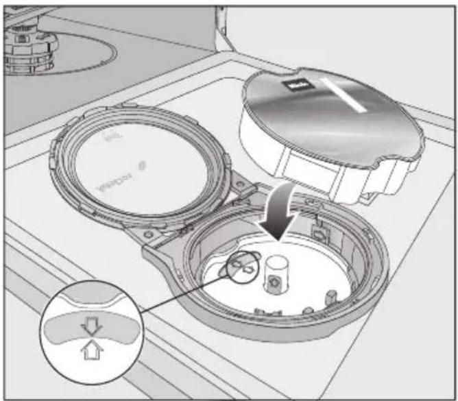 MIELE G 7596 SCVi AutoDos - Inserting a PowerDisk - 2