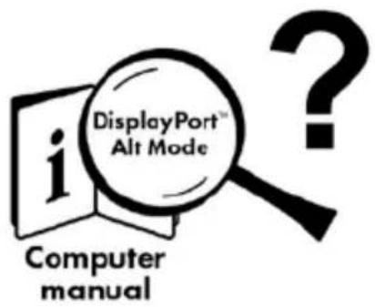 i DisplayPort™ Alt Mode Computer manual