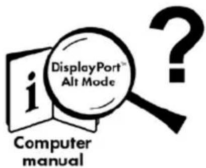 i DisplayPort™ Alt Mode Computer manual