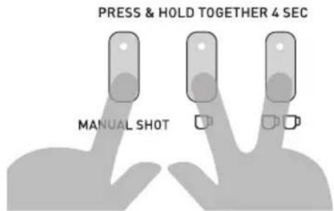 PRESS & HOLD TOGETHER 4 SEC MANUAL SHOT