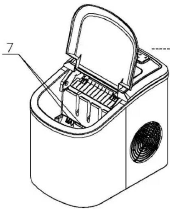 Vivax IM-123B - Deli:1. Lopatica za led. - 1