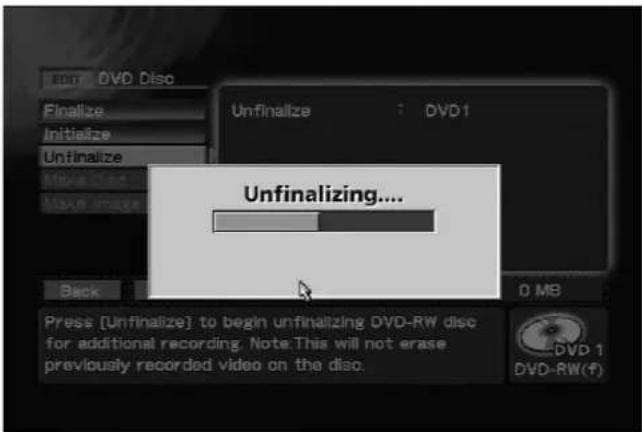 Unfinalize....