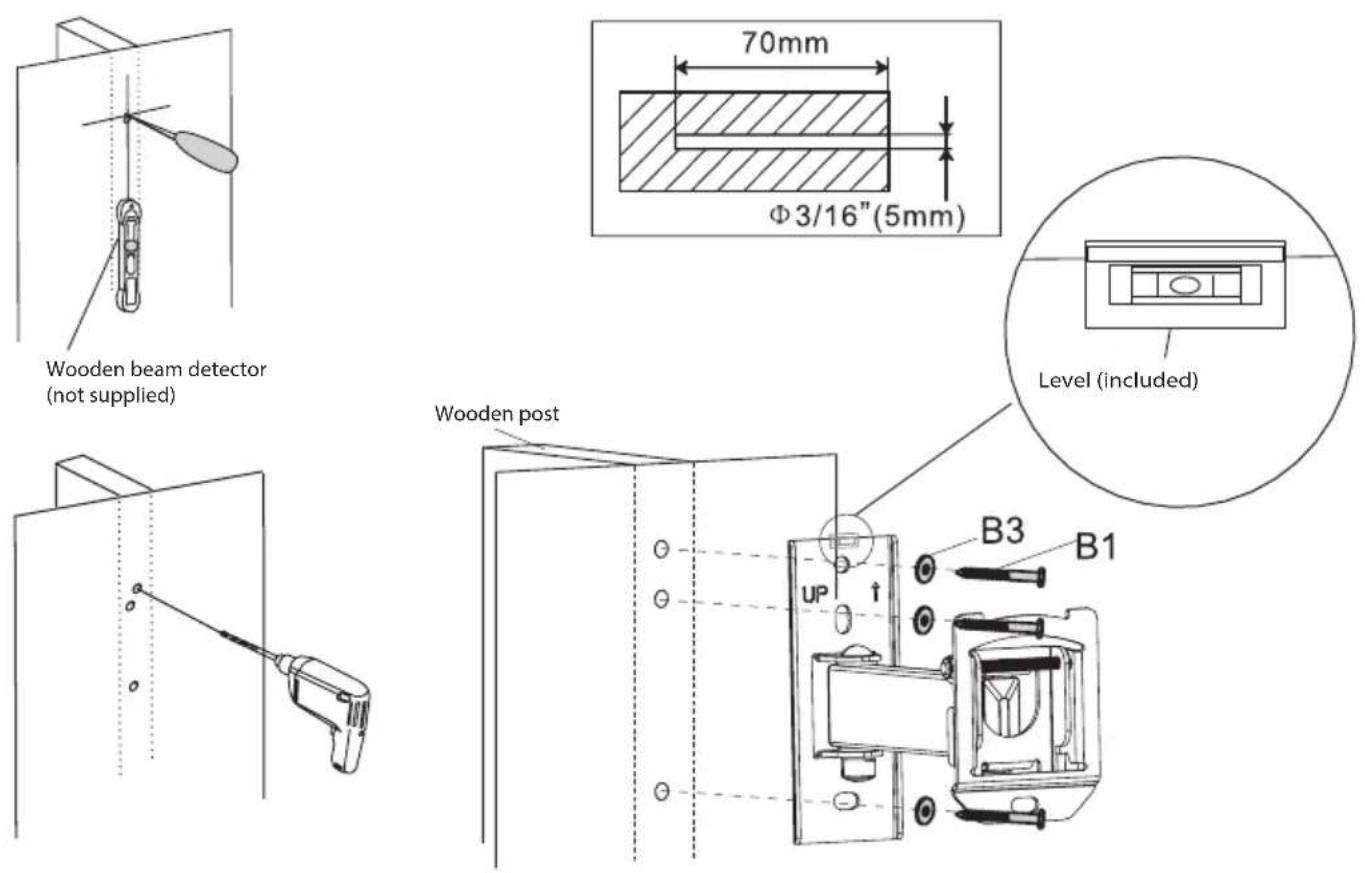 ECG LD 174202 - 1B – Wooden crossbar assembly - 1
