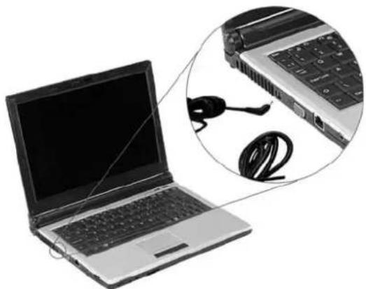 ECS T20IL - ANSCHLIEßen DES NETZADAPTERS - 1