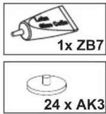 1x ZB7 24 x AK3