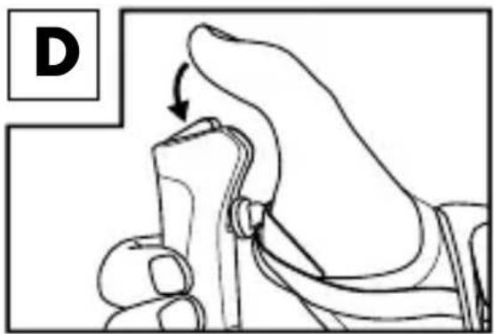 CRIVIT IAN 93798 - Quick removal of the straps from the handle grip - 1