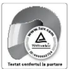 WWW.TUV.COM TUV@testat.com Testat confortul la purtare