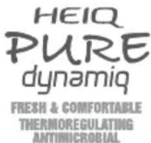 HEIQ PURE dynamiq FRESH & COMFORTABLE THERMOREGULATING ANTIMICROBIAL
