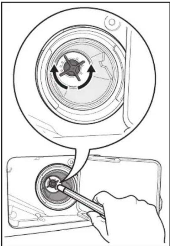 ELECTROLUX EWW9024D3WB - To clean the drain pump: - 8