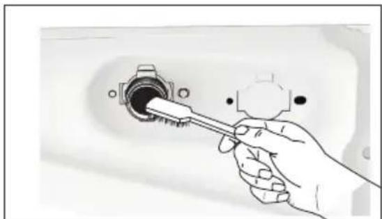 ELECTROLUX EWW9024D3WB - i ตรวจสอบปัมระบายนป้าเป็นประจป่าและ ดูแลให้สะอาดอยู่เสมอ - 11