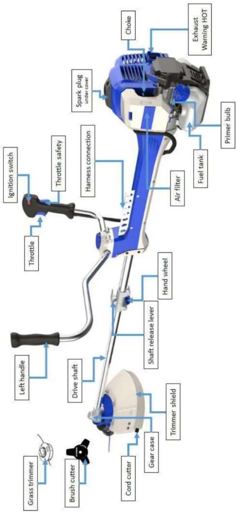 HYUNDAI HYBC5080AV - PART LOCATIONS. - 1