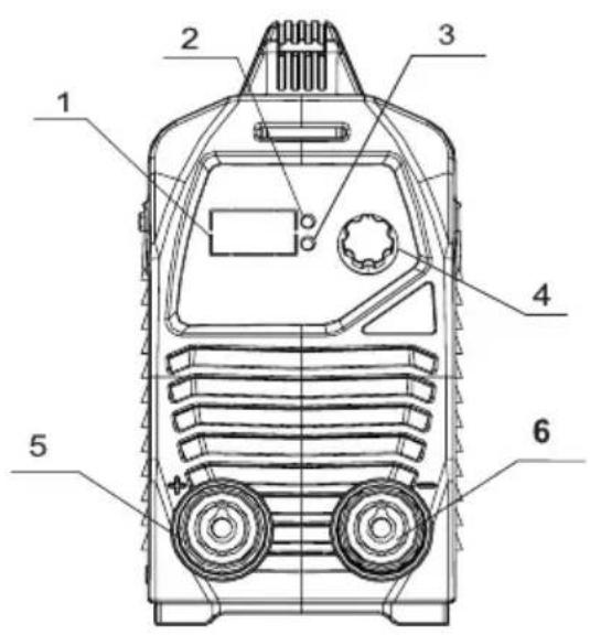 Technical diagram of a mechanical device with numbered components for identification