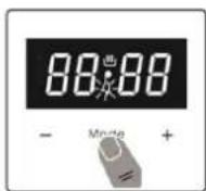 Heinner HBO-V659GCD-GBK - Hangos figyelmeztetés időpontjának beállítása - 1