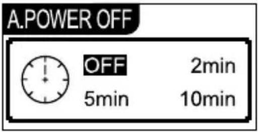 A.POWER OFF OFF 2min 5min 10min