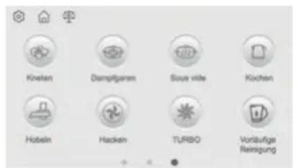 Kwelen Dampfpren Sous vide Kochen Hobeln Hackeln TURBO Vorläufige Reinigung