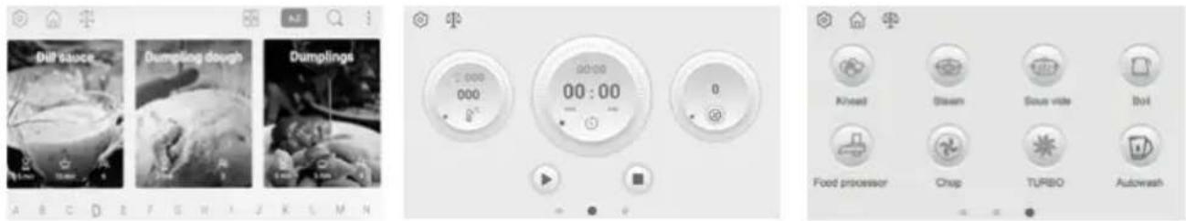 Dilf sauce Dumpfling dough Dumpflings 0:00 00:00 00:00 0 Khead Stawn Sous vide Ibol Food processor Chap TURBO Autowash