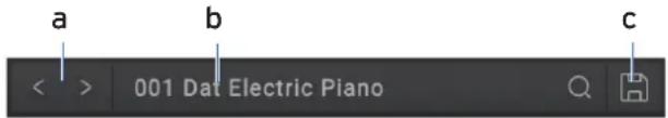 a b c < > 001 Dat Electric Piano