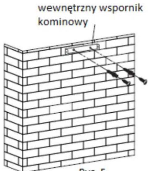 wewnętrzny wspornik kominowy Dys. 5