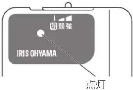 Iris Ohyama HCM-1105FL - 電源・温度調節つまみで温度を設定する - 1