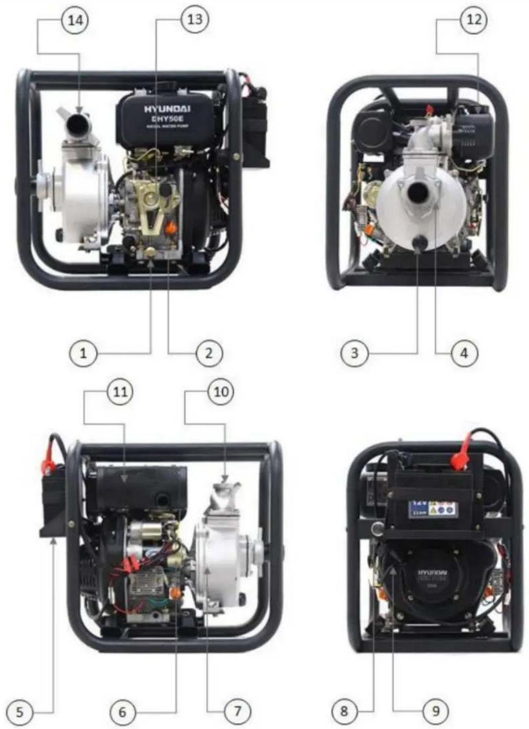 HYUNDAI DHY80E - PART LOCATIONS - 1